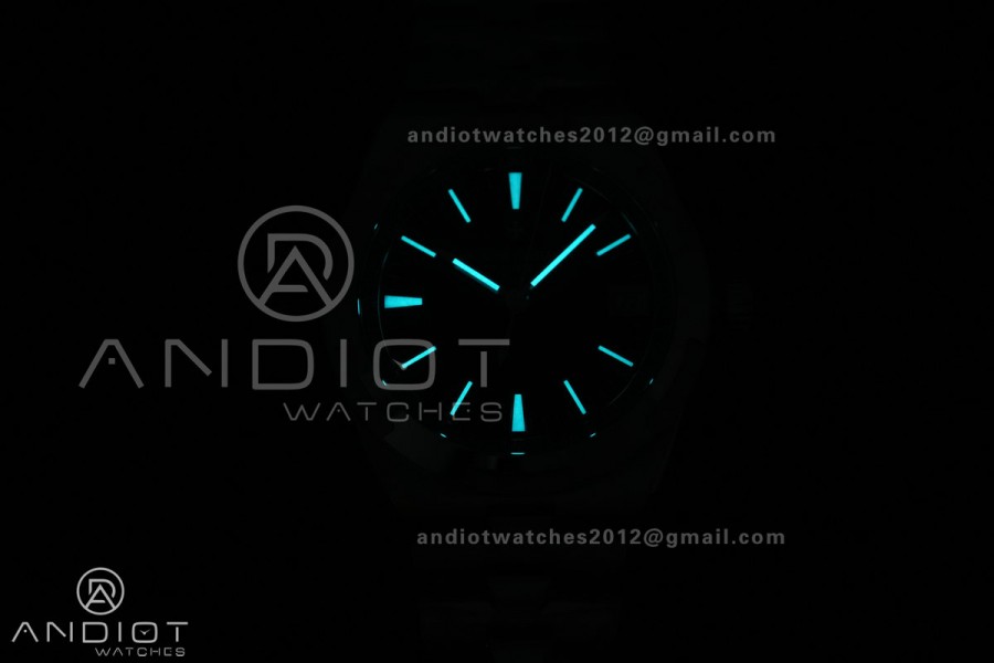 Overseas 4500V SS MKSF 1:1 Best Edition Blue Dial on SS Bracelet A5100
