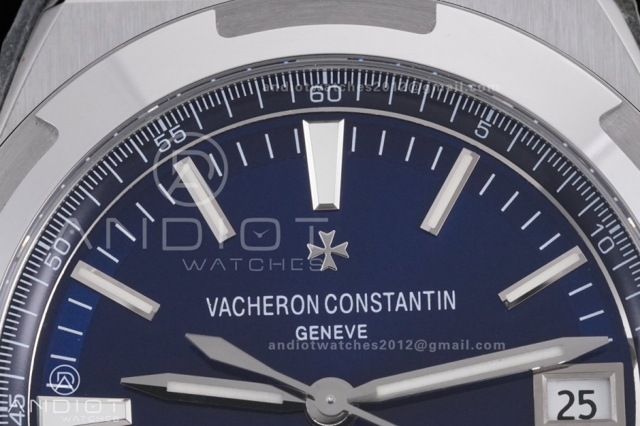 Overseas 4500V SS MKSF 1:1 Best Edition Blue Dial on SS Bracelet A5100