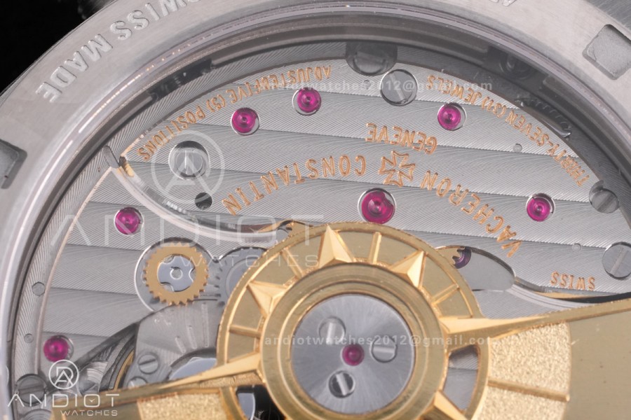 Overseas 4500V SS MKSF 1:1 Best Edition Blue Dial on SS Bracelet A5100