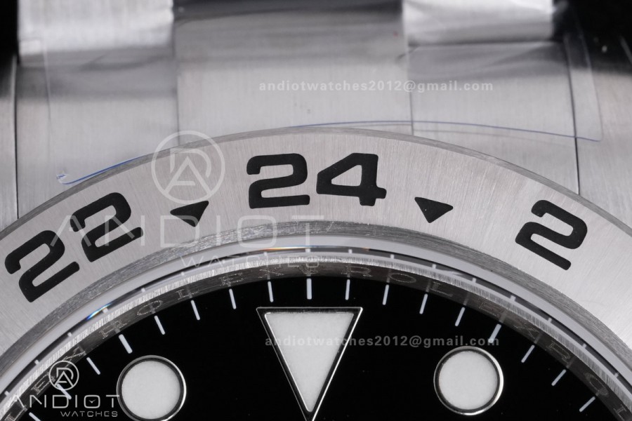 Explorer II 42mm 226570 904L V2 SS QF 1:1 Best Edition Black Dial on Bracelet SH3285 CHS