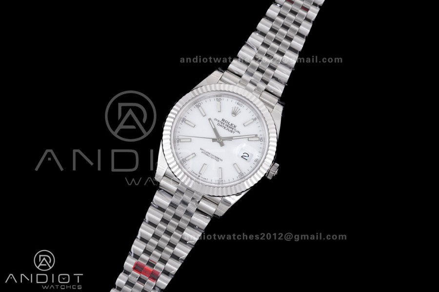 DateJust 41 126334 904L SS VSF 1:1 Best Edition White Dial on Jubilee Bracelet VS3235