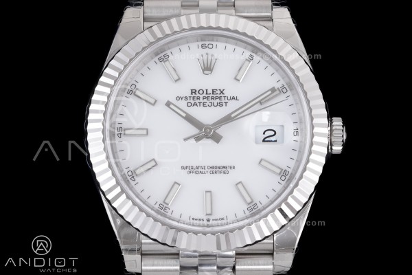 DateJust 41 126334 904L SS VSF 1:1 Best Edition Wh...