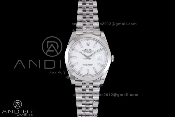 DateJust 41 126300 904L SS VSF 1:1 Best Edition Wh...