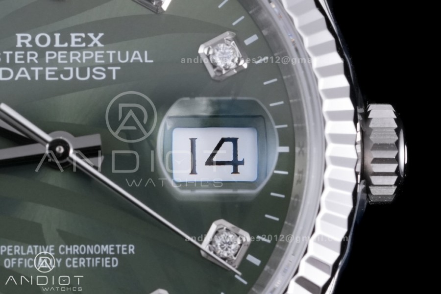 DateJust 36 SS 126234 VSF 1:1 Best Edition 904L Steel Green Leaf Dial on Jubilee Bracelet VS3235