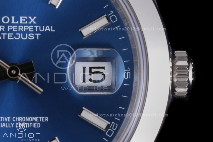 DateJust 41 126300 904L SS VSF 1:1 Best Edition Blue Dial on Jubilee Bracelet VS3235