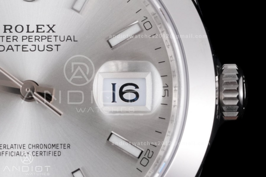 DateJust 41 126300 904L SS VSF 1:1 Best Edition Sliver Dial on Jubilee Bracelet VS3235