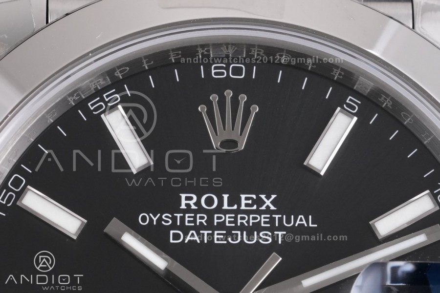 DateJust 41 126300 904L SS VSF 1:1 Best Edition Black Dial on Jubilee Bracelet VS3235