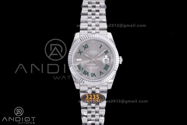 QF 41mm Datejust 126334 Grey Dial with Roman 904L ...