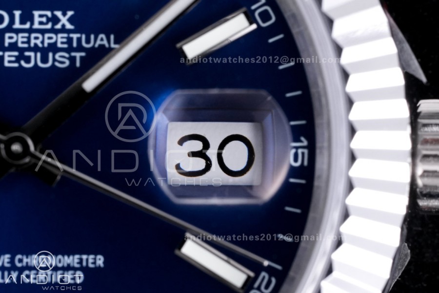 QF41mm Datejust 126334 Blue Dial 904L SS with Added Weight Bezel and Jubilee Bracelet, Approx. 149g