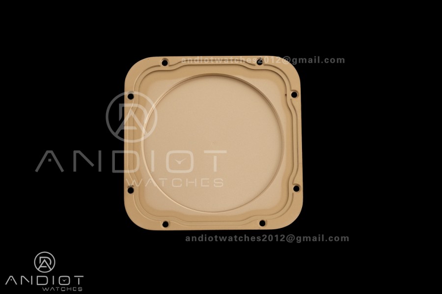 Santos de Cartier 40mm YG AF 1:1 Best Edition Brown Dial on YG SmartLinks Bracelet MIYOTA 9015