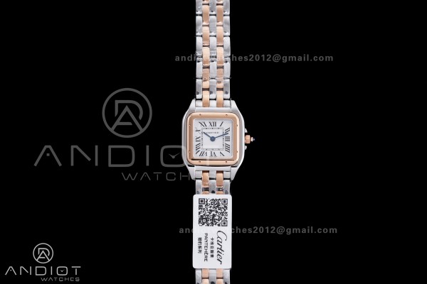 Panthère Ladies 22mm SS/RG AF 1:1 Best Edition Wh...