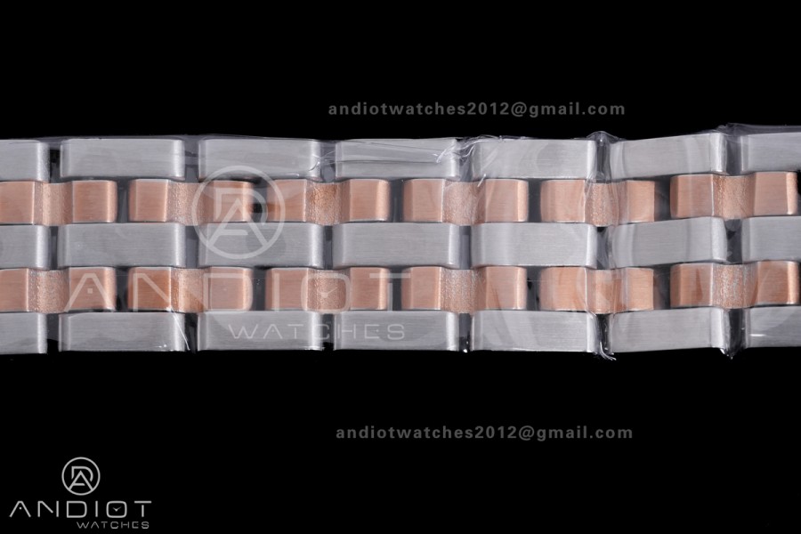 Panthère Ladies 22mm SS/RG AF 1:1 Best Edition White Dial  on SS/RG Bracelet Ronda Quartz