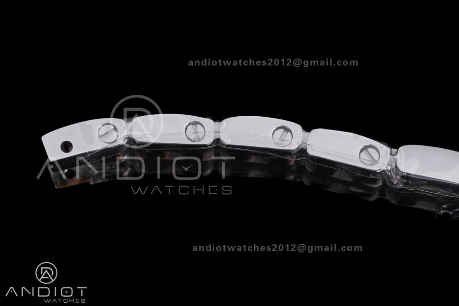 Panthère Ladies 22mm SS/RG AF 1:1 Best Edition White Dial  on SS/RG Bracelet Ronda Quartz