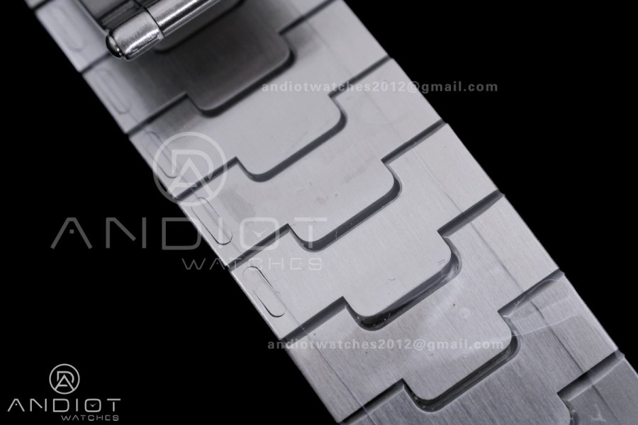 Santos de Cartier 40mm SS AF 1:1 Best Edition BrownDial on SS SmartLinks Bracelet MIYOTA 9015