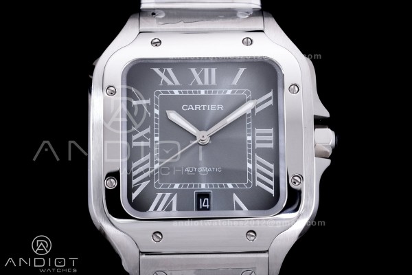 Santos de Cartier 40mm SS AF 1:1 Best Edition Grey...