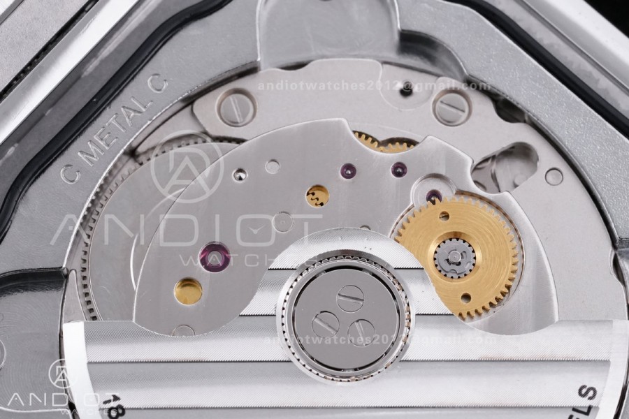 Santos de Cartier 40mm SS/RG AF 1:1 Best Edition White Dial on SS SmartLinks Bracelet MIYOTA 9015