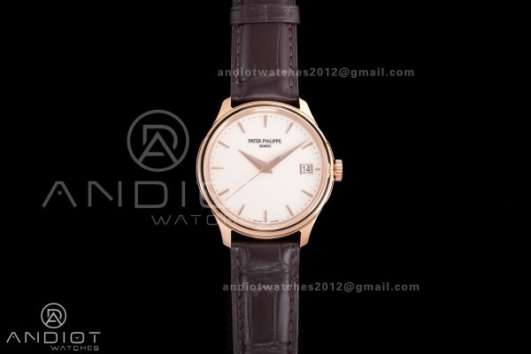 Calatrava 5227 RG 3KF 1:1 Best Edition White Dial ...