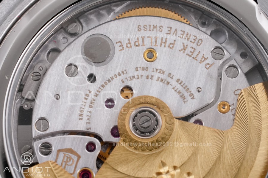 Calatrava 5227 SS 3KF 1:1 Best Edition White Dial on Brown Leather Strap A324 Super Clone V2