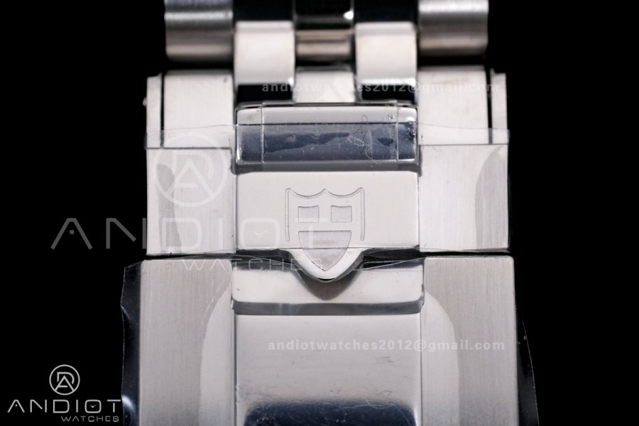 Heritage Black Bay M7941A1A0NU-0003 41mm SS GRF 1:1 Best Edition Black Dial Black Bezel on SS Bracelet A2824