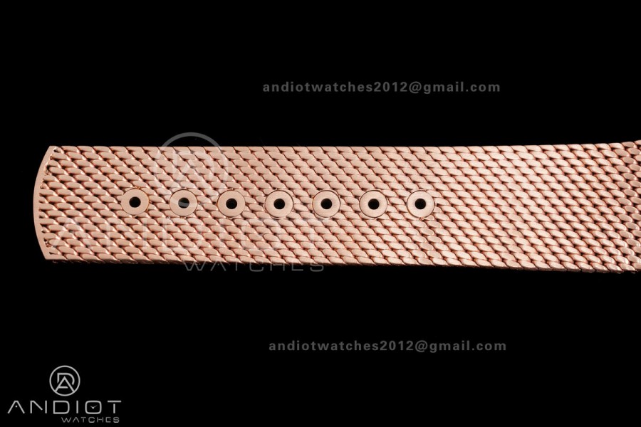 Seamaster 300M Bronze Gold VSF 1:1 Best Edition Black Dial On Bronze Gold Mesh Bracelet SA8806 Super Clone