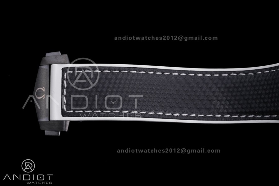 Planet Ocean 45.5mm GMT Worldtimer Real Ceramic VSF 1:1 Best Edition Black/Grey Dial On Black Rubber Strap Super Clone 8938