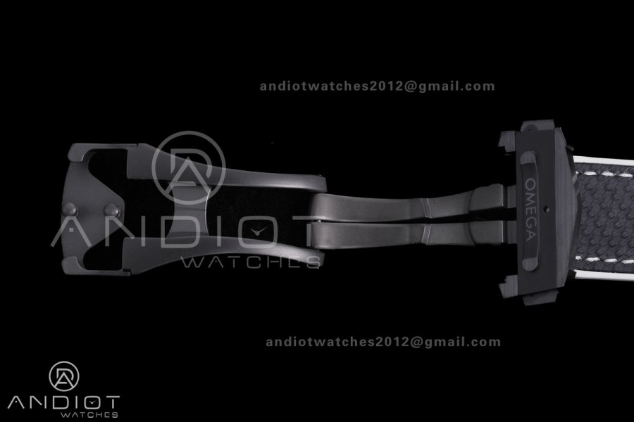 Planet Ocean 45.5mm GMT Worldtimer Real Ceramic VSF 1:1 Best Edition Black/Grey Dial On Black Rubber Strap Super Clone 8938