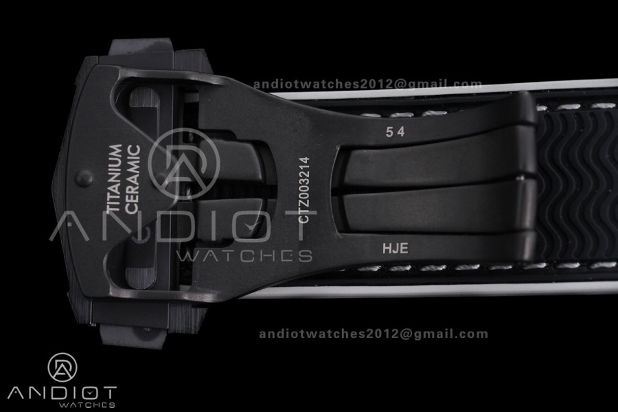 Planet Ocean 45.5mm GMT Worldtimer Real Ceramic VSF 1:1 Best Edition Black/Grey Dial On Black Rubber Strap Super Clone 8938
