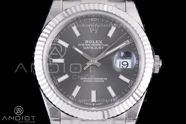 DateJust 41 126334 904L SS VSF 1:1 Best Edition Gr...