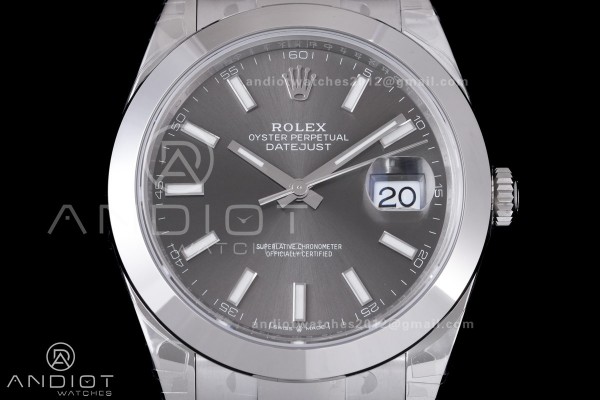 DateJust 41 126300 904L SS VSF 1:1 Best Edition Gr...