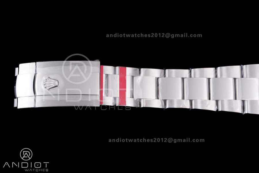 DateJust 41 126334 904L SS VSF 1:1 Best Edition Gray Dial Green Roman on Oyster Bracelet VS3235