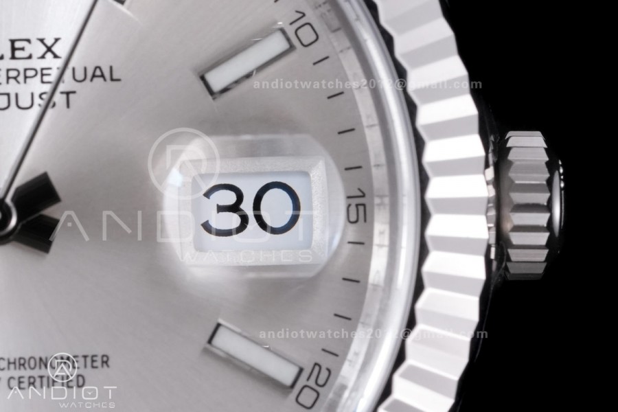 DateJust 41 126334 904L SS VSF 1:1 Best Edition Sliver Dial on Oyster Bracelet VS3235