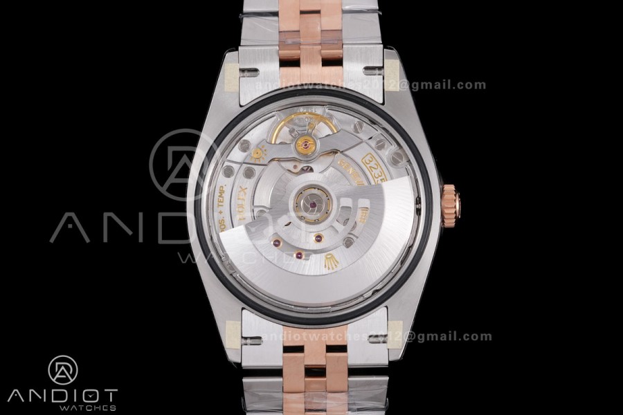 DateJust 36 SS 126281rbr VSF 1:1 Best Edition 904L Steel RG Roman Dial on Jubilee Bracelet VS3235