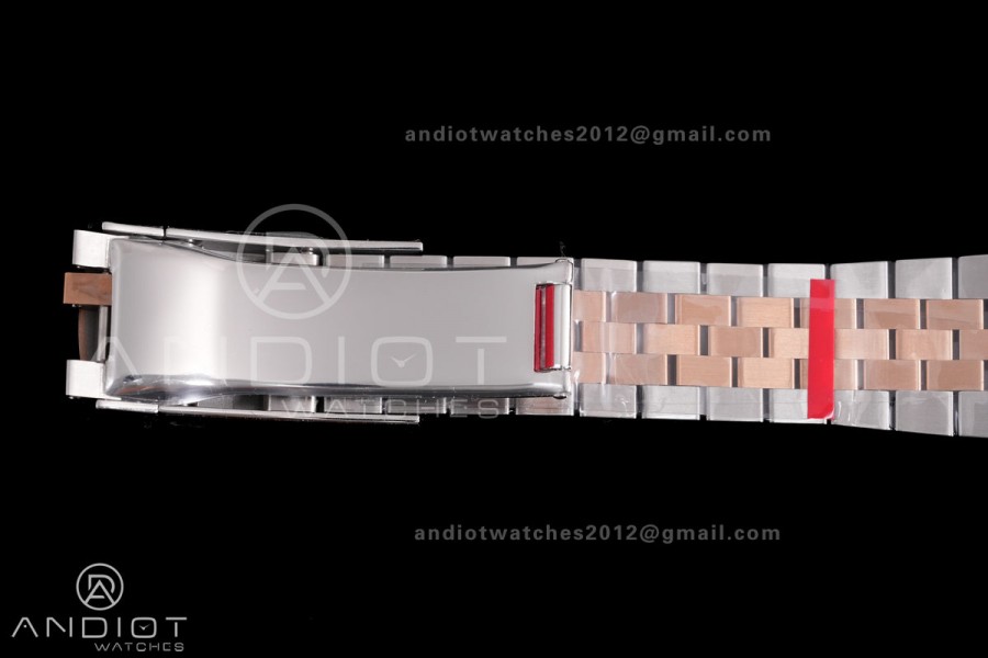 DateJust 36 SS 126281rbr VSF 1:1 Best Edition 904L Steel RG Roman Dial on Jubilee Bracelet VS3235