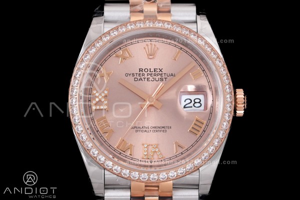 DateJust 36 SS 126281rbr VSF 1:1 Best Edition 904L...