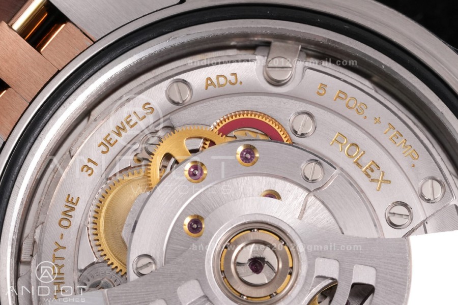 DateJust 41 126331 VSF 1:1 Best Edition 904L Steel RG Dial on SS/RG Jubilee Bracelet VS3235