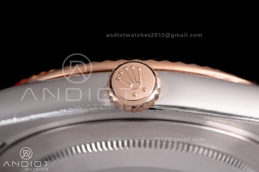 DateJust 41 126331 VSF 1:1 Best Edition 904L Steel RG Dial on SS/RG Jubilee Bracelet VS3235