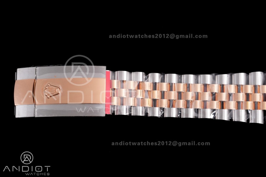 DateJust 41 126331 VSF 1:1 Best Edition 904L Steel RG Dial on SS/RG Jubilee Bracelet VS3235