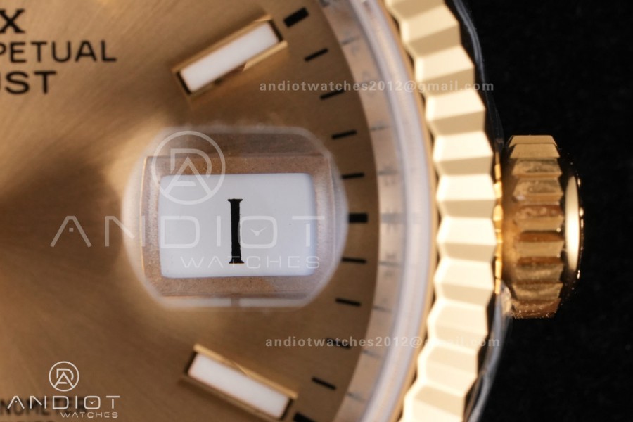 DateJust 36 SS/YG 126233 VSF 1:1 Best Edition 904L Steel YG Sitck Dial on Jubilee Bracelet VS3235