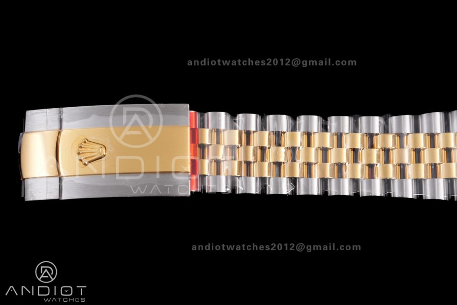 DateJust 36 126233 VSF 1:1 Best Edition 904L Steel Black Dial Diamonds Markers on Jubilee  VS3235