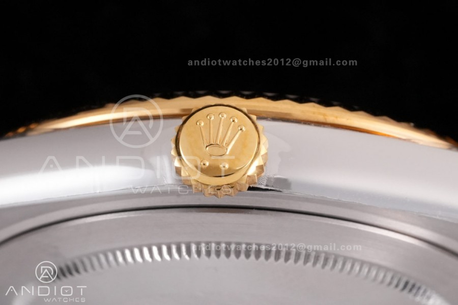 DateJust 41 126333 904L SS VSF 1:1 Best Edition YG Textured Dial on Jubilee Bracelet VS3235