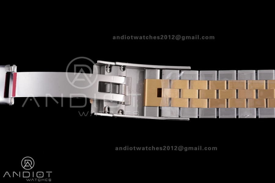 DateJust 36 SS/YG 126233 VSF 1:1 Best Edition 904L Steel Gray Dial Green Roman Marker on Jubilee Bracelet VS3235