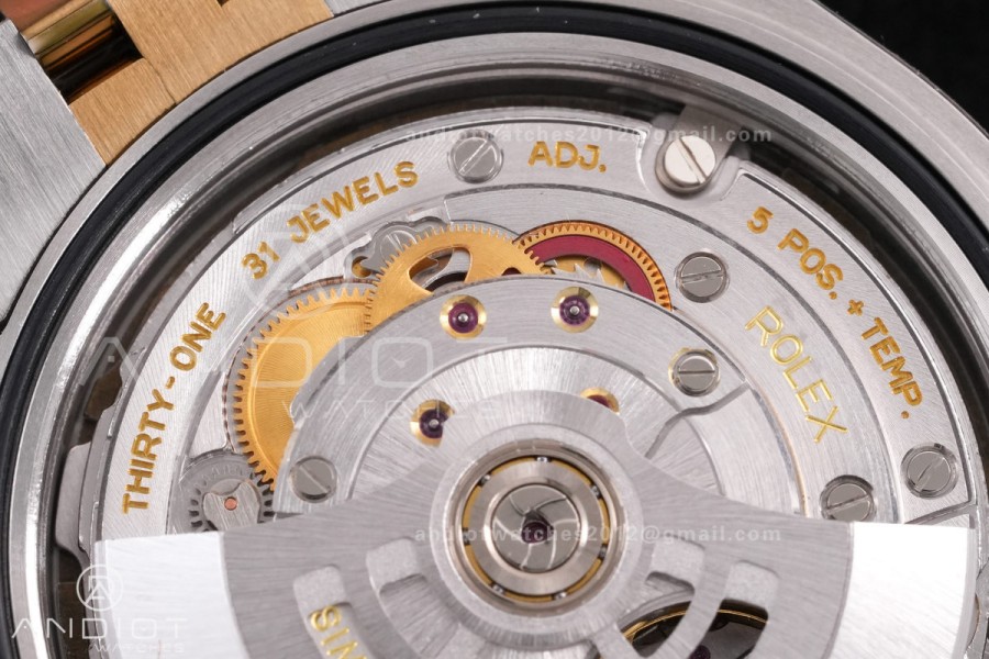 DateJust 41 126303 Polished Bezel SS VSF 1:1 Best Edition YG Dial on Jubilee Bracelet VS3235