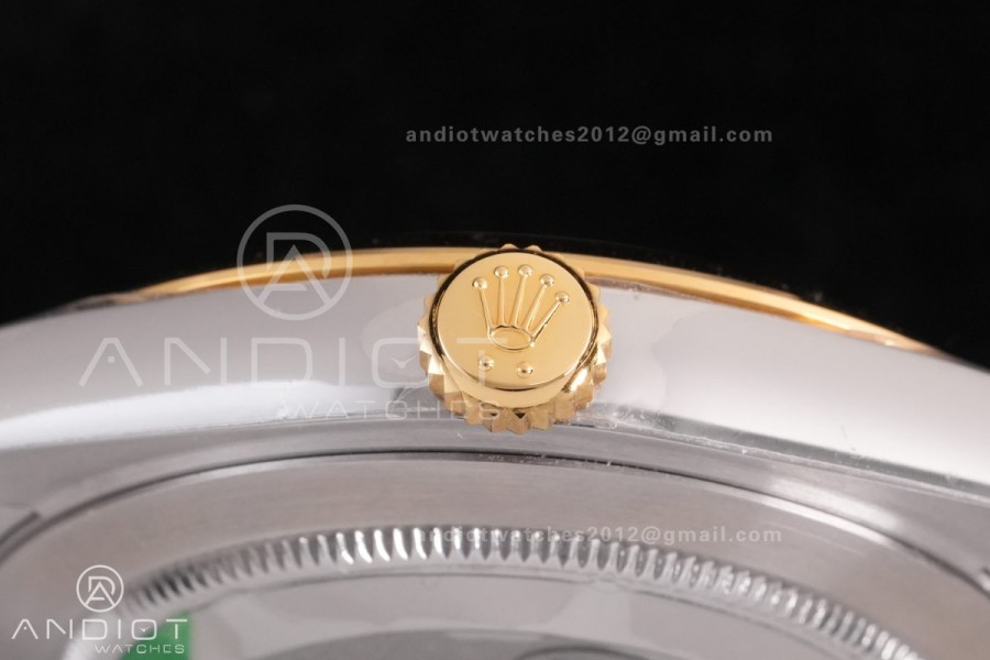 DateJust 41 126303 Polished Bezel SS VSF 1:1 Best Edition YG Dial on Jubilee Bracelet VS3235