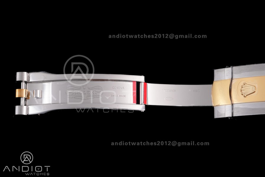 DateJust 41 126303 Polished Bezel SS VSF 1:1 Best Edition YG Dial on Jubilee Bracelet VS3235