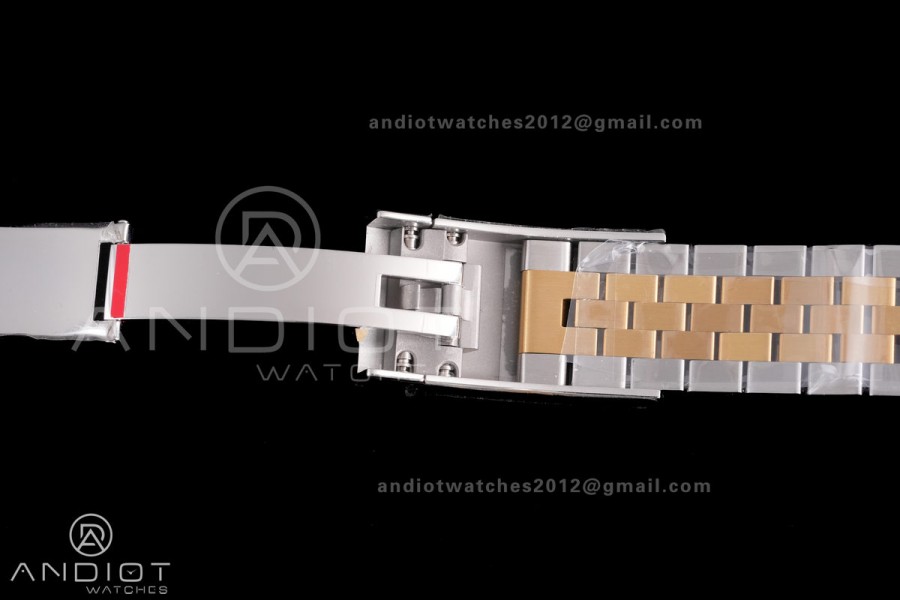 DateJust 41 126303 Polished Bezel SS VSF 1:1 Best Edition YG Dial on Jubilee Bracelet VS3235