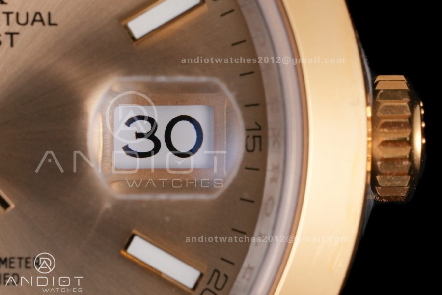 DateJust 41 126303 Polished Bezel SS VSF 1:1 Best Edition YG Dial on Jubilee Bracelet VS3235