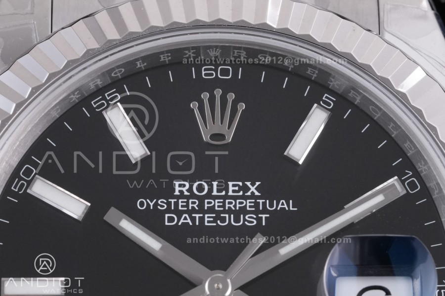 DateJust 41 126334 904L SS VSF 1:1 Best Edition Black Dial on Oyster Bracelet VS3235