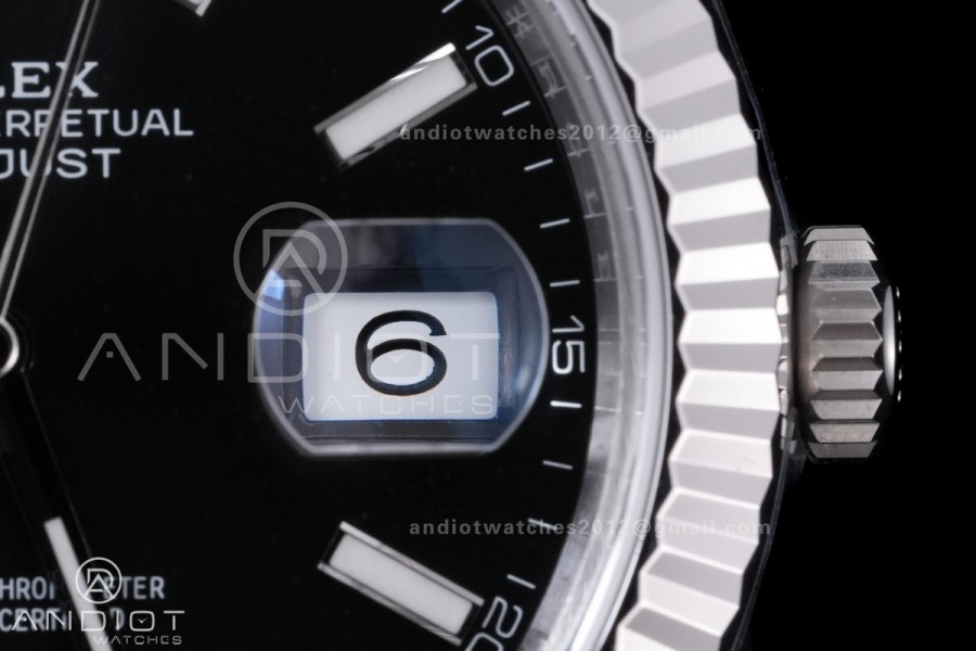 DateJust 41 126334 904L SS VSF 1:1 Best Edition Black Dial on Oyster Bracelet VS3235