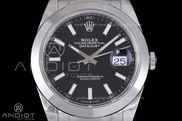 DateJust 41 126300 904L SS VSF 1:1 Best Edition Bl...