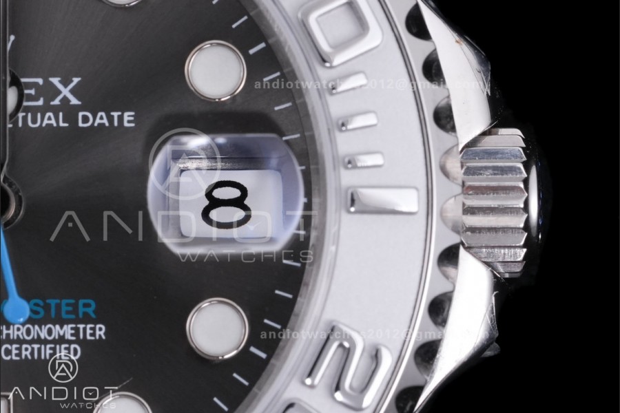 Yacht-Master 37mm 268622 CSF 1:1 Best Edition Grey Dial 904L SS Case and Bracelet SA2236